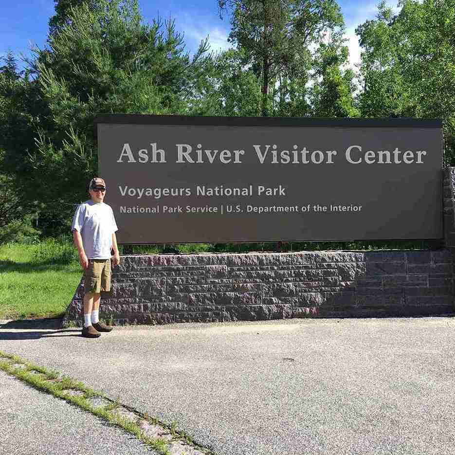 Kyle Skov Owatonna – Ash River Visitor Center Sign